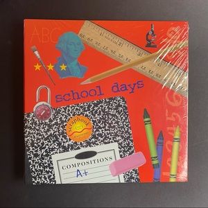 Bound & d/termined School Days Scrapbook 12x12” 40 Pages